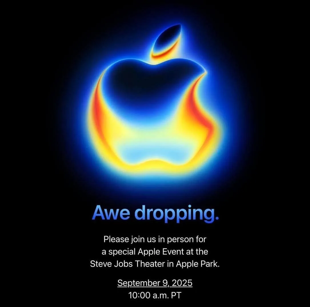 Apple sets September 9 event with “Awe Dropping” tagline