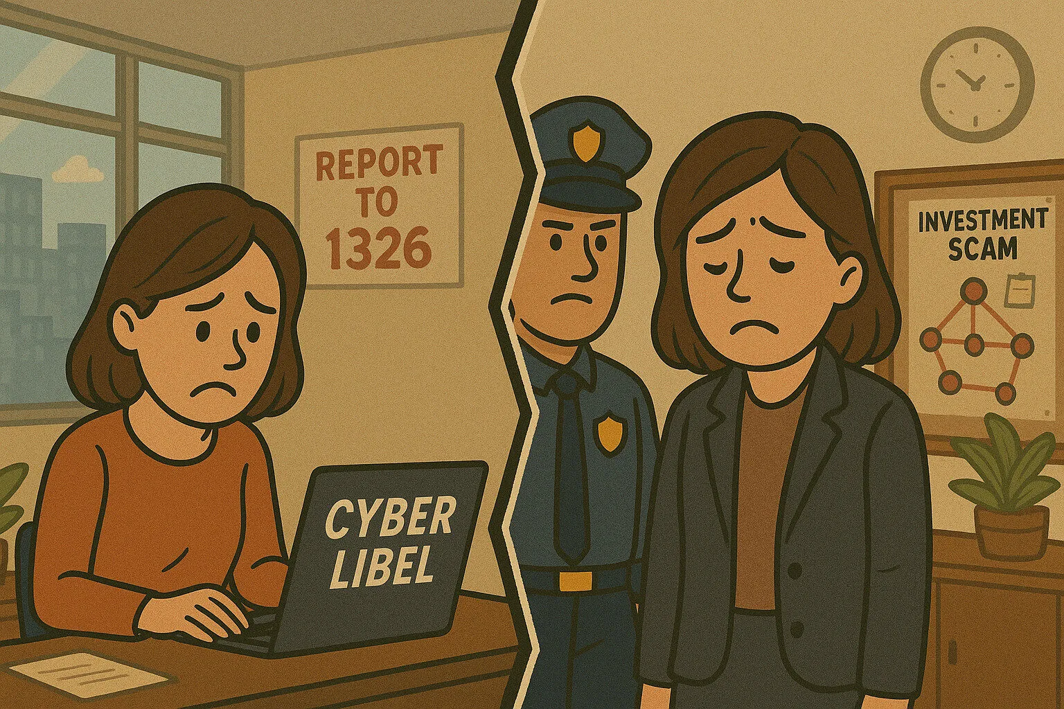 Plot twist: Scam victim files cyberlibel rap, walks out as suspected scammer