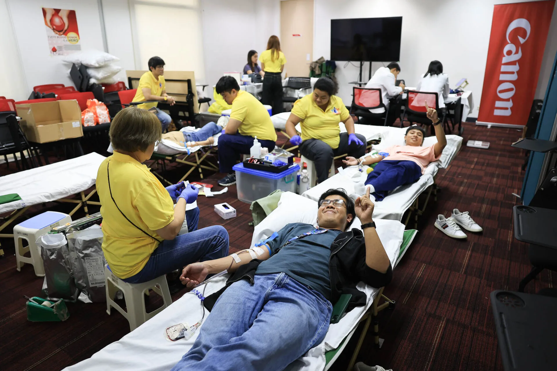 Canon, NKTI team up for lifesaving blood donation drive