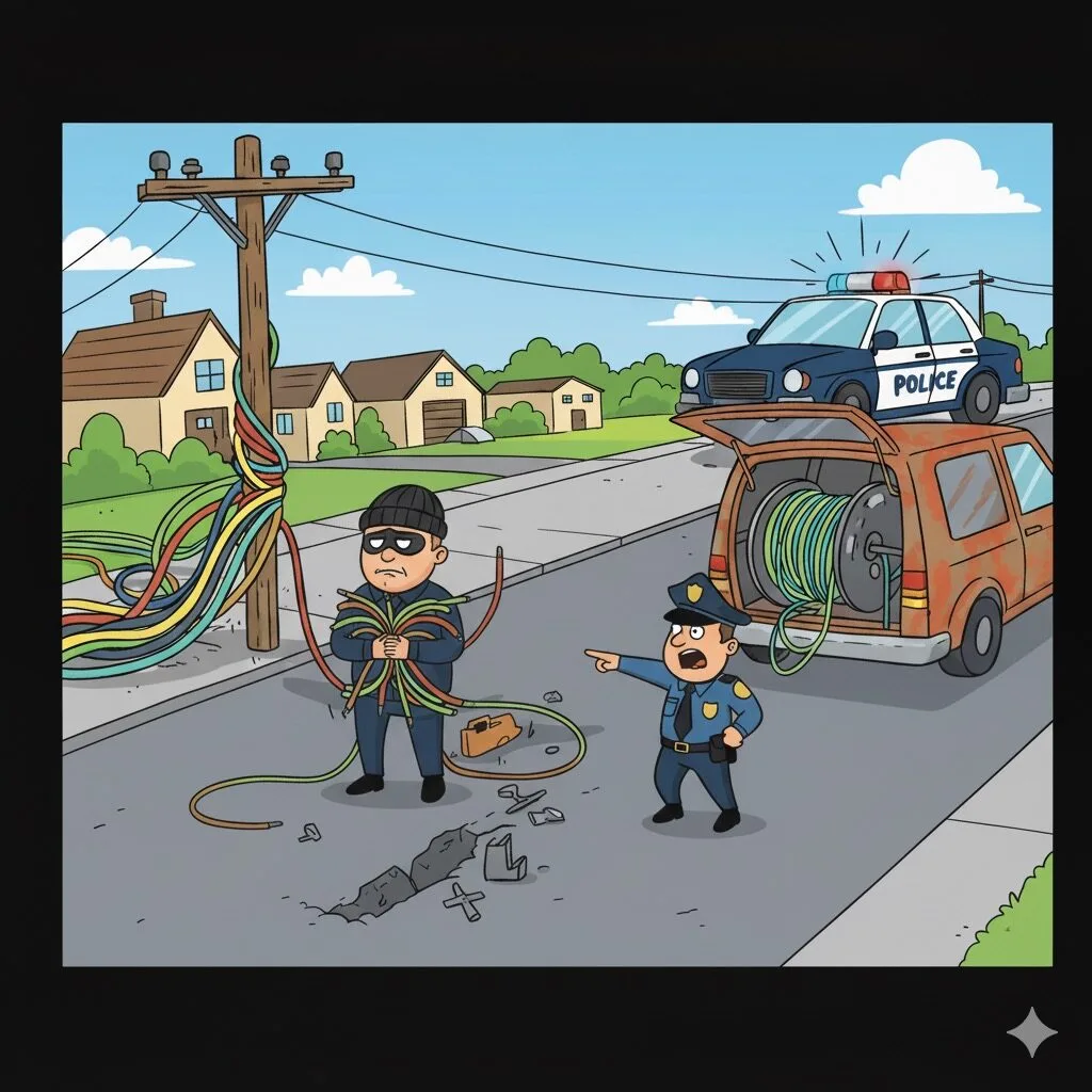 PLDT, Makati police foil attempted cable heist along Kalayaan Avenue