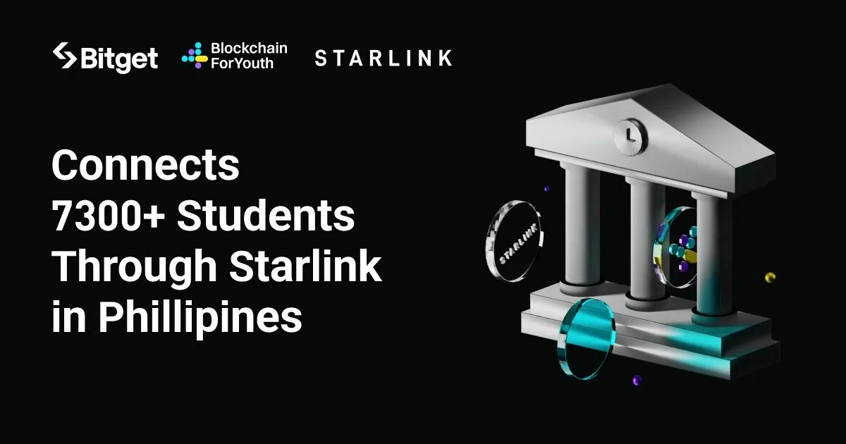 Bitget connects 7,300 Filipino students through ‘Blockchain4Youth’ Starlink program