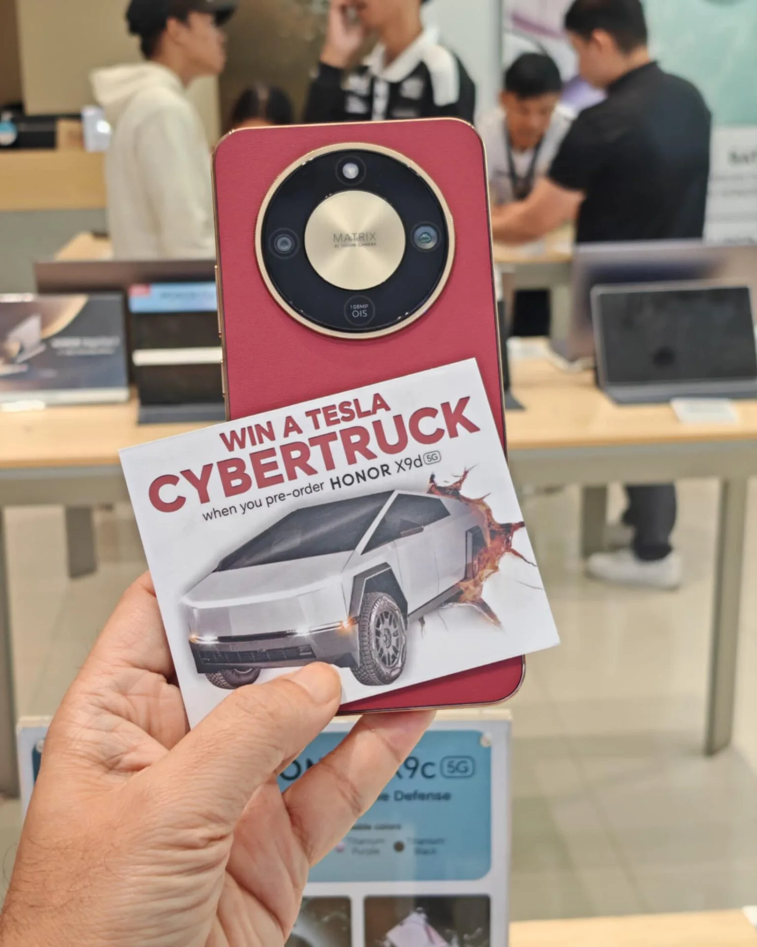 HONOR Philippines reportedly raffles off ₱15-million Tesla Cybertruck for HONOR X9d preorders