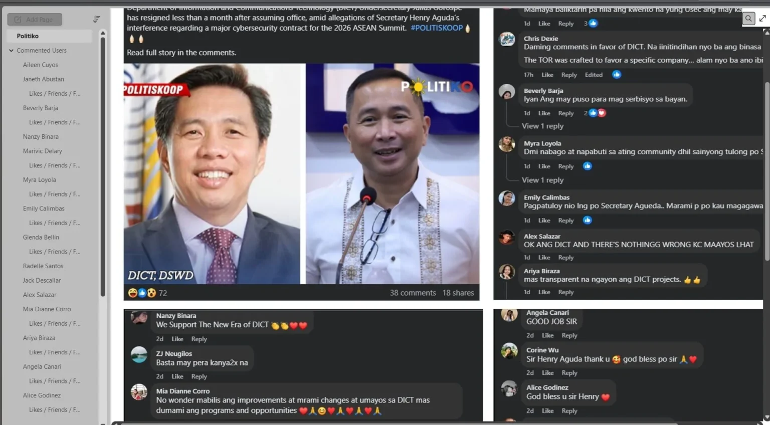 Who’s behind the pro-DICT troll wave?