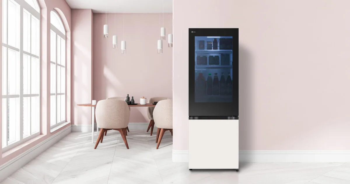 LG InstaView leads refrigerator innovation with patented knock-to-view design