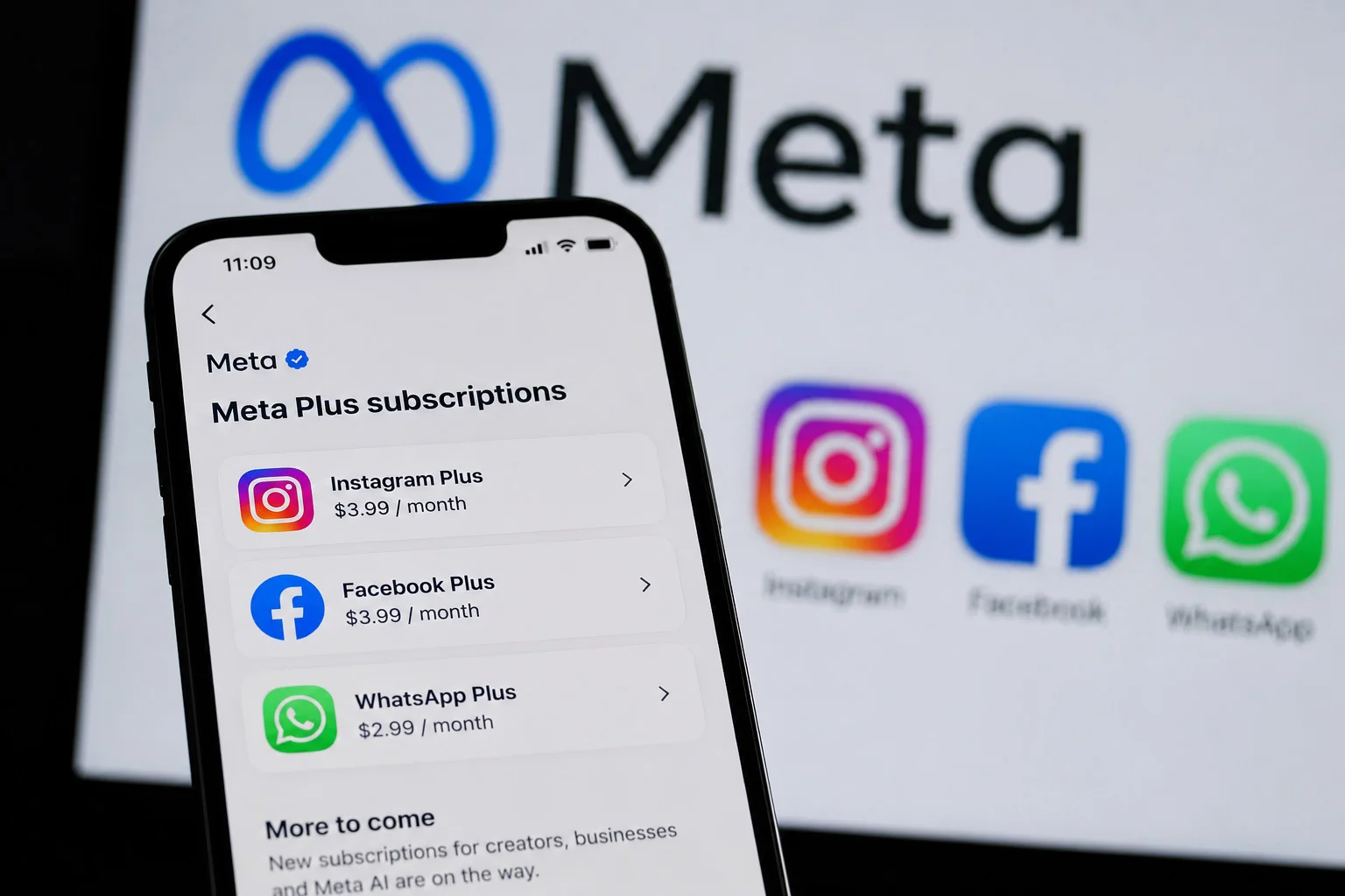 Meta expands subscription offerings across Facebook, Instagram, WhatsApp