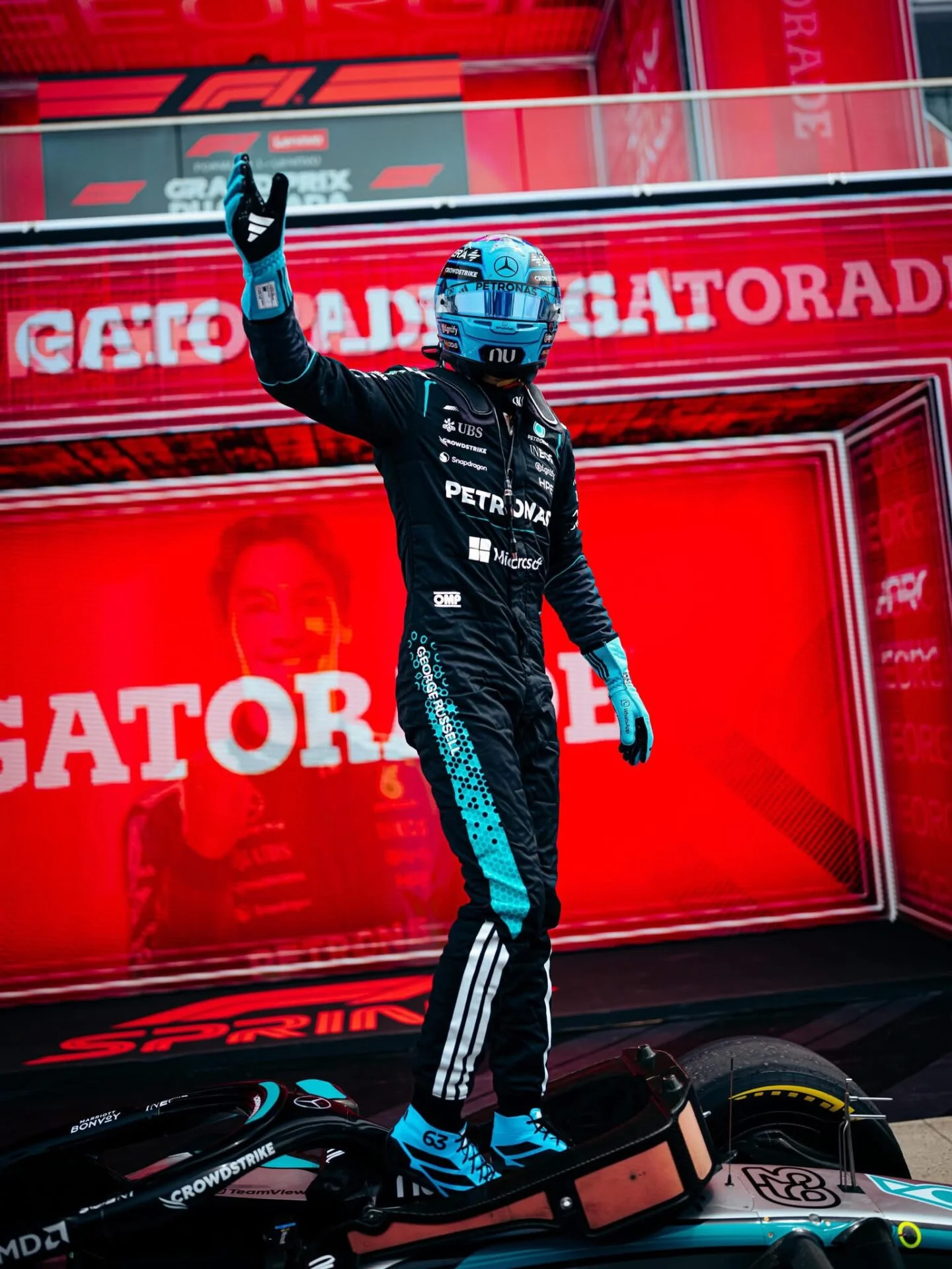 Russell grabs Barcelona pole as Hamilton, Antonelli complete top three