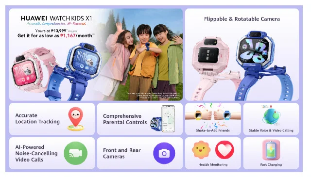 Huawei WATCH Kids X1 gives parents a new tool to monitor children’s safety