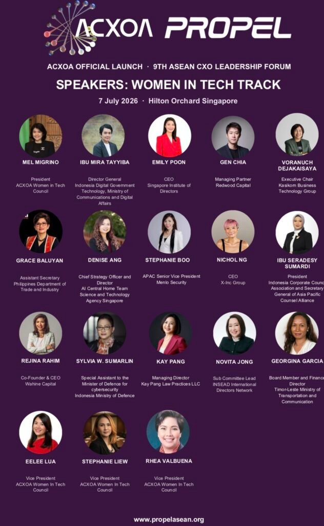 ASEAN Women Tech Leaders to Gather in Singapore for ACXOA PROPEL 2026