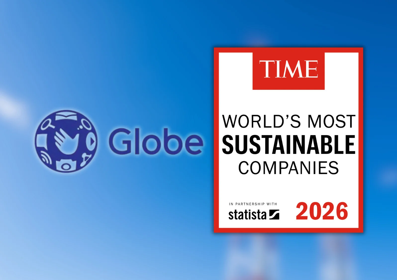 Globe remains only PH telco in TIME sustainability list