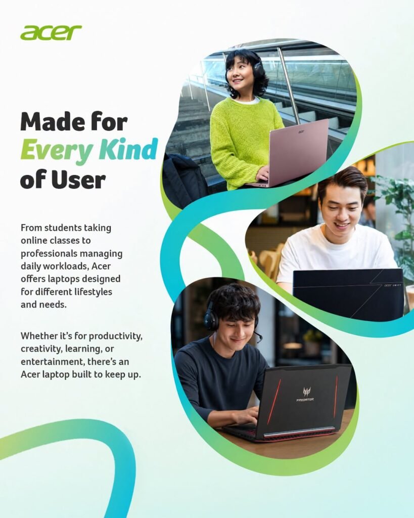 Acer claims top laptop market position in PH for first five months of 2026