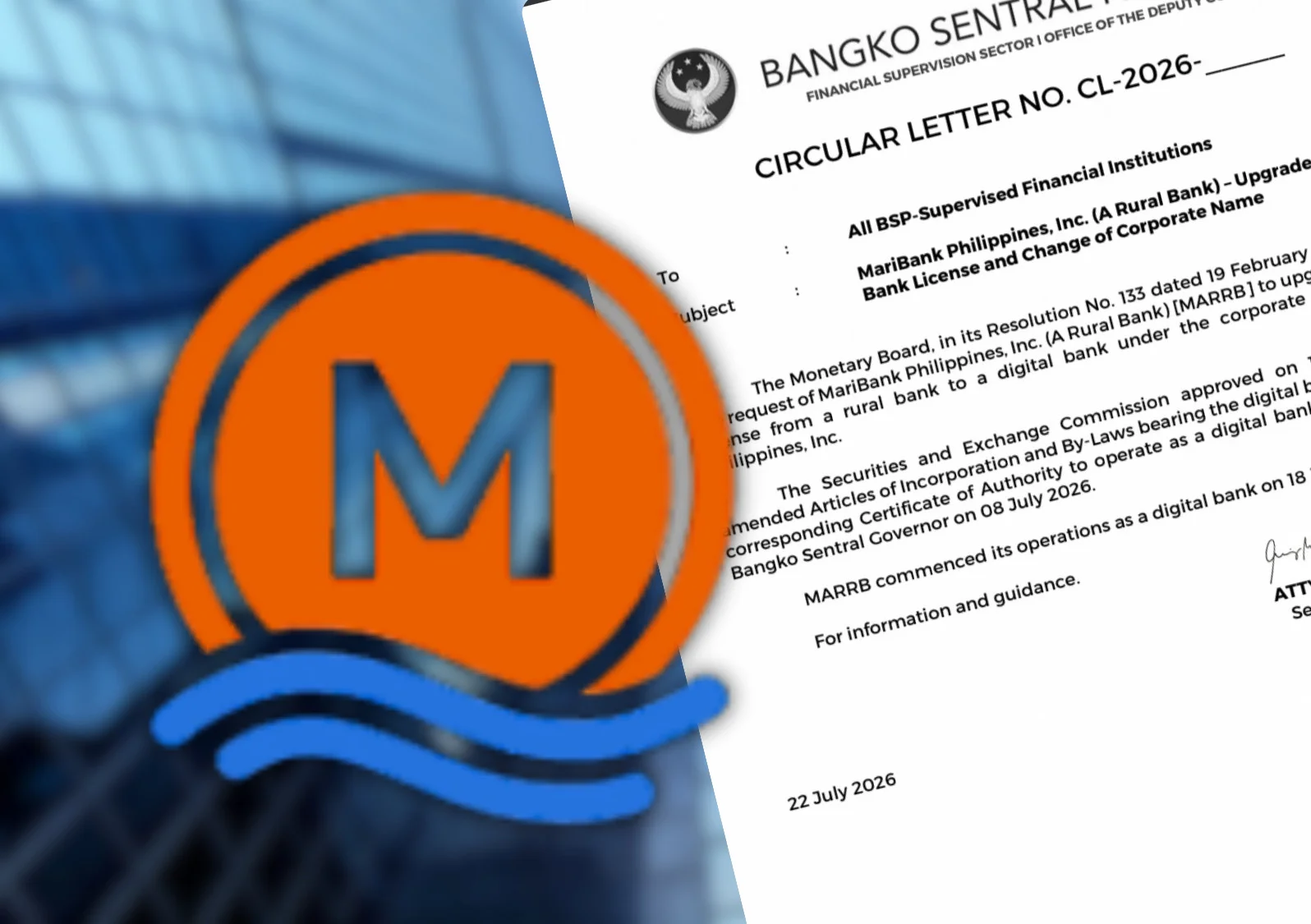MariBank secures digital bank license from BSP