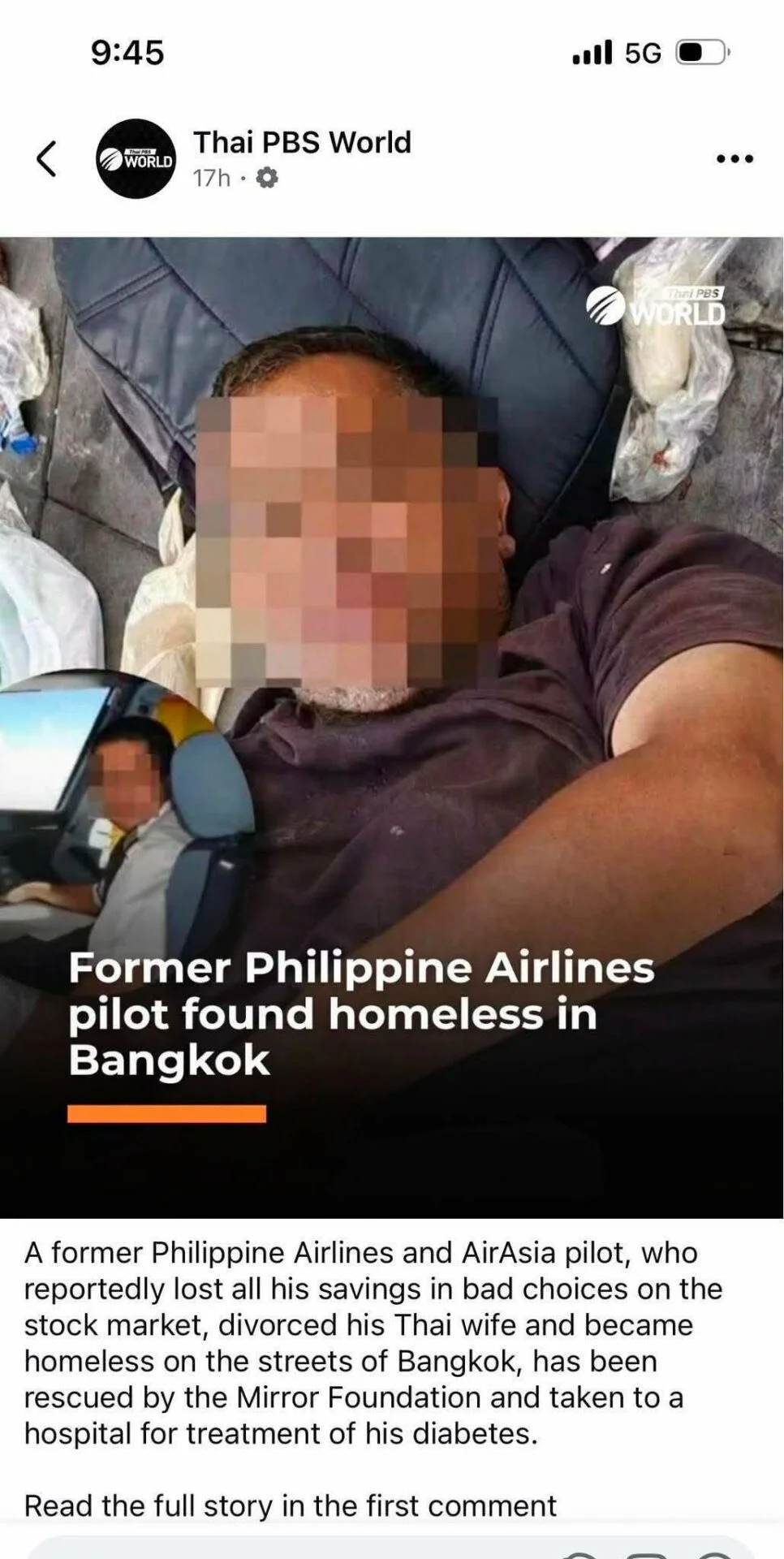 PAL denies pilot identified in Thai media report