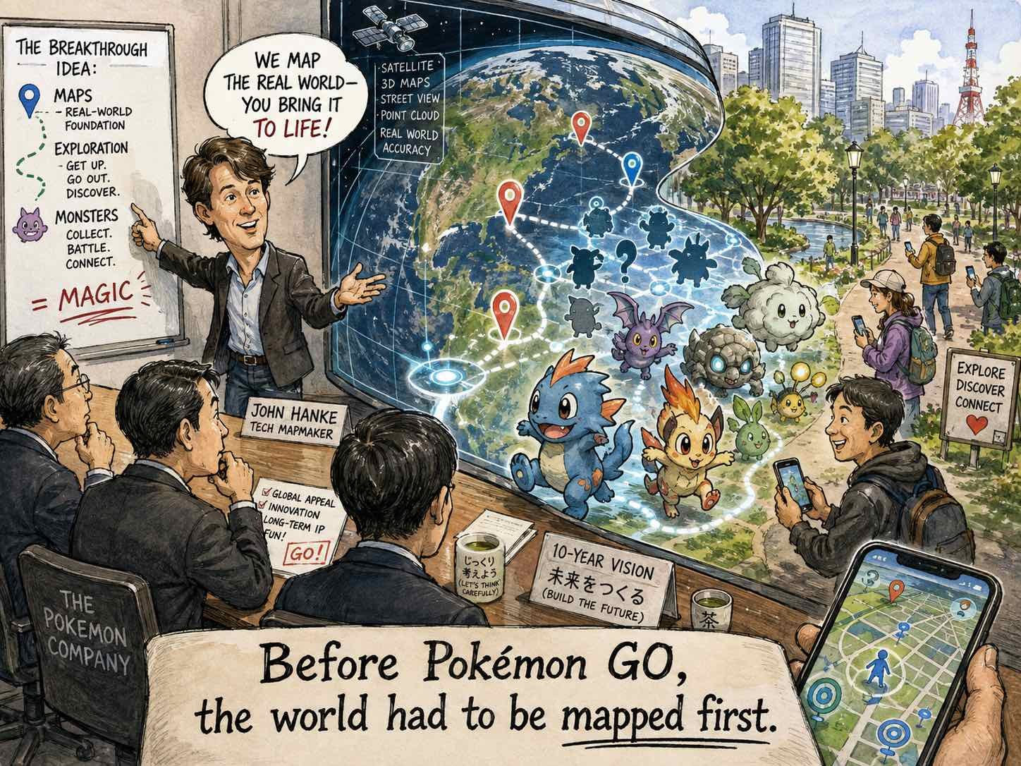 Before Pokémon GO, there was Google Earth