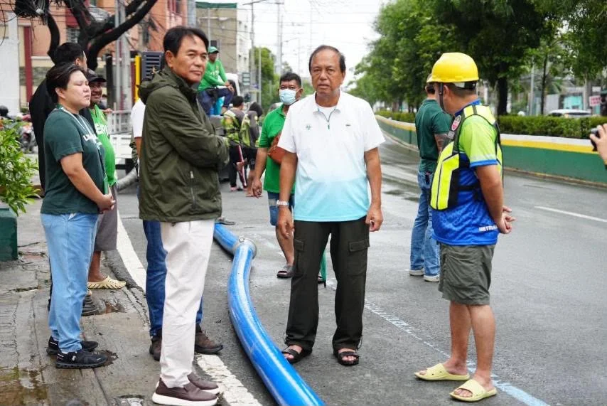 Olivarez pushes for flood gate, pumping station as a long-term solution to flooding