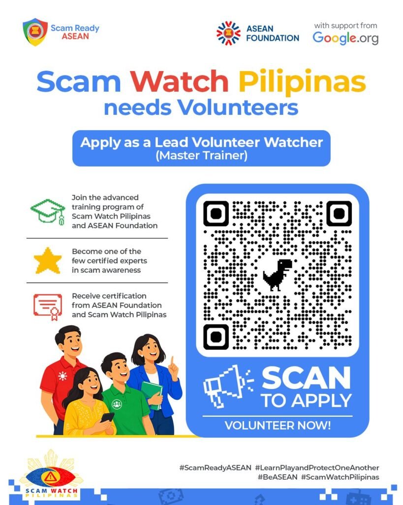 Scam Watch Pilipinas partners with ASEAN Foundation for ‘Scam Ready ASEAN’ program