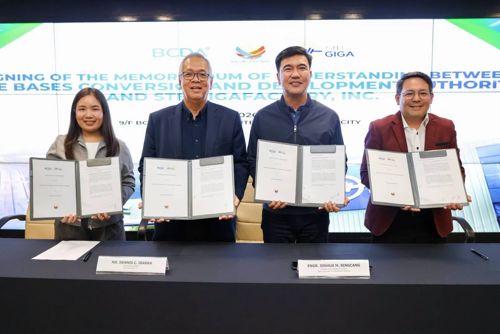 BCDA, StB GigaFactory spearhead sustainable energy initiatives in New Clark City other BCDA properties