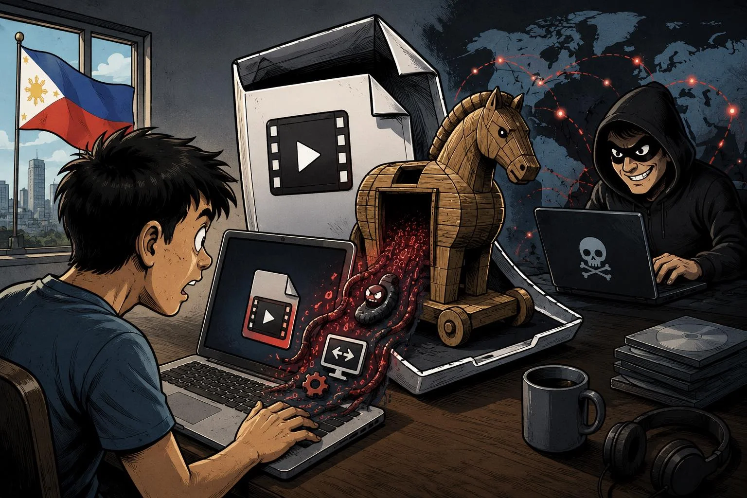 Warning to Filipinos hooked on piracy sites: MP4 downloads may contain malware