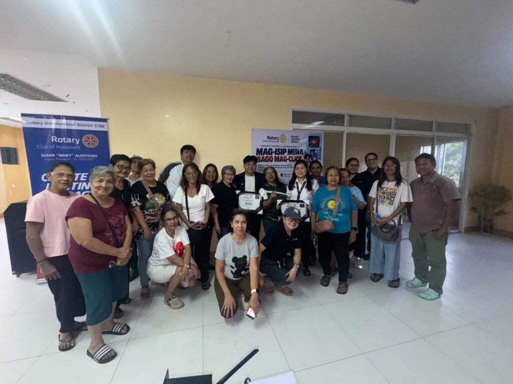 Scam Watch Pilipinas educates QC seniors on online scams in partnership with Rotary Club Roosevelt