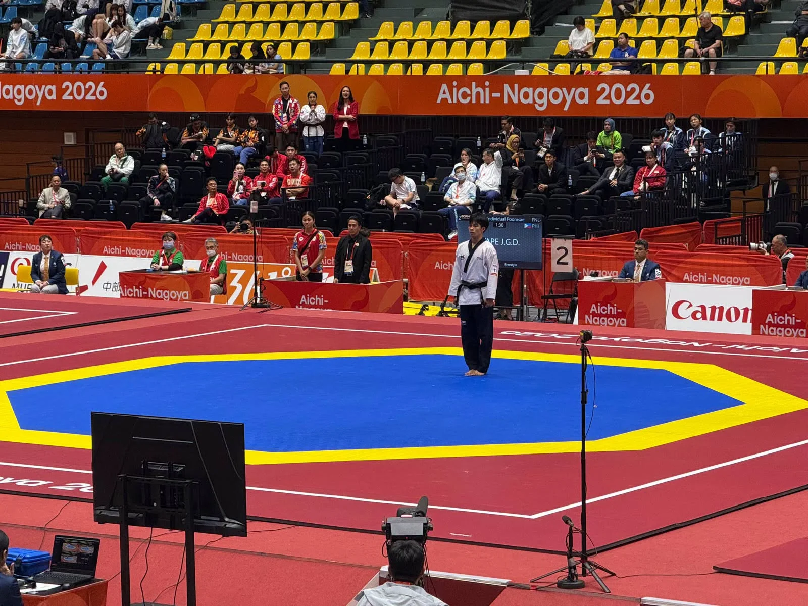 Filipino virtual taekwondo athlete delivers PH’s fourth Asian Games gold