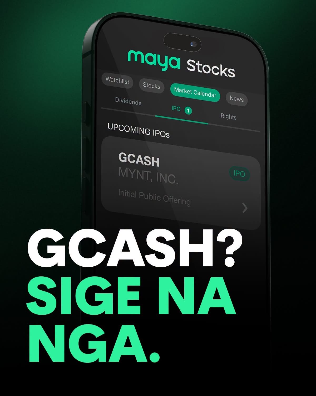 Maya opens GCash IPO subscriptions in its app starting Oct. 6