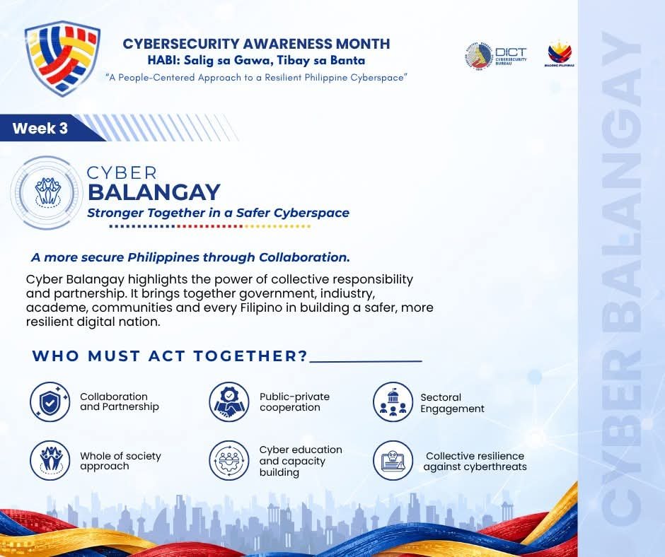 DICT maps four pillars for Cybersecurity Awareness Month 2026