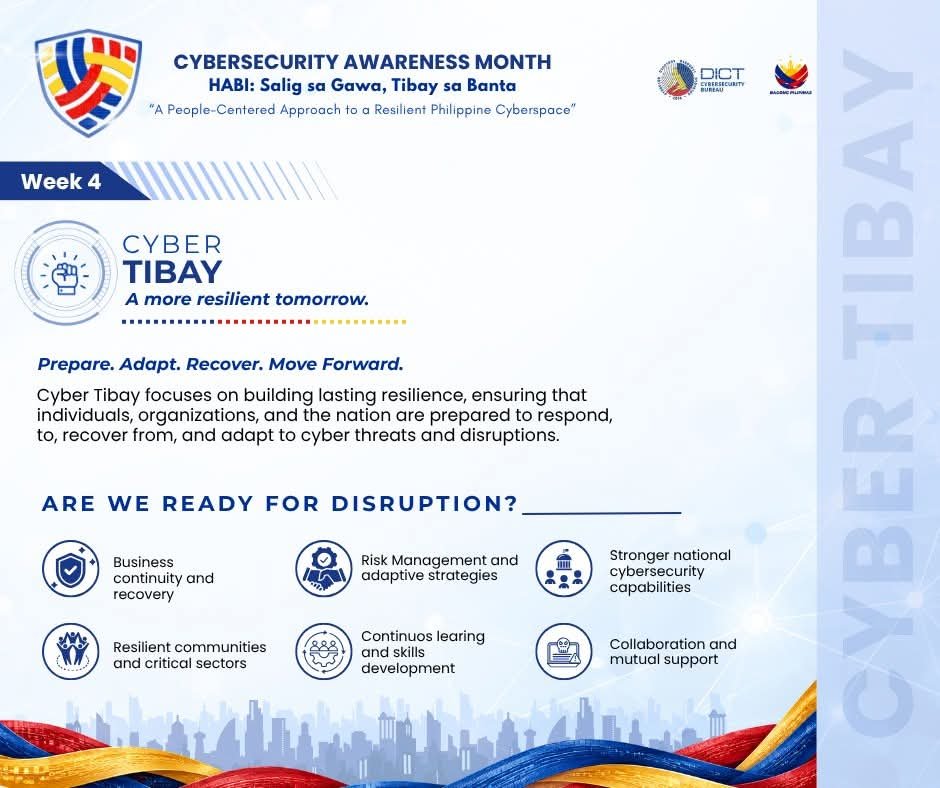 DICT maps four pillars for Cybersecurity Awareness Month 2026