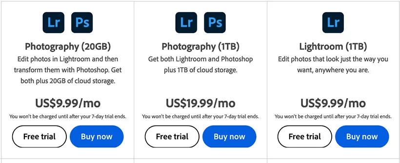 Pricing Page
