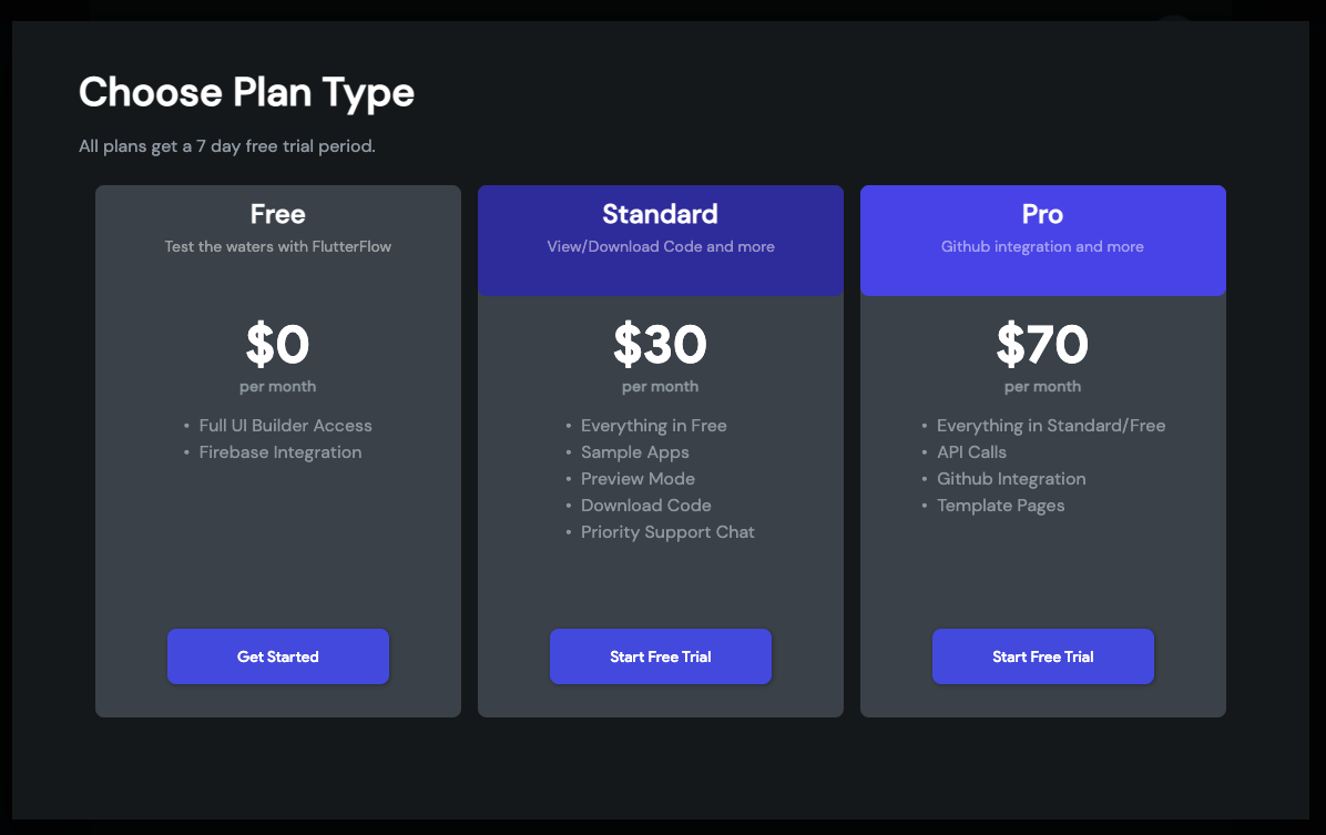 Pricing Page