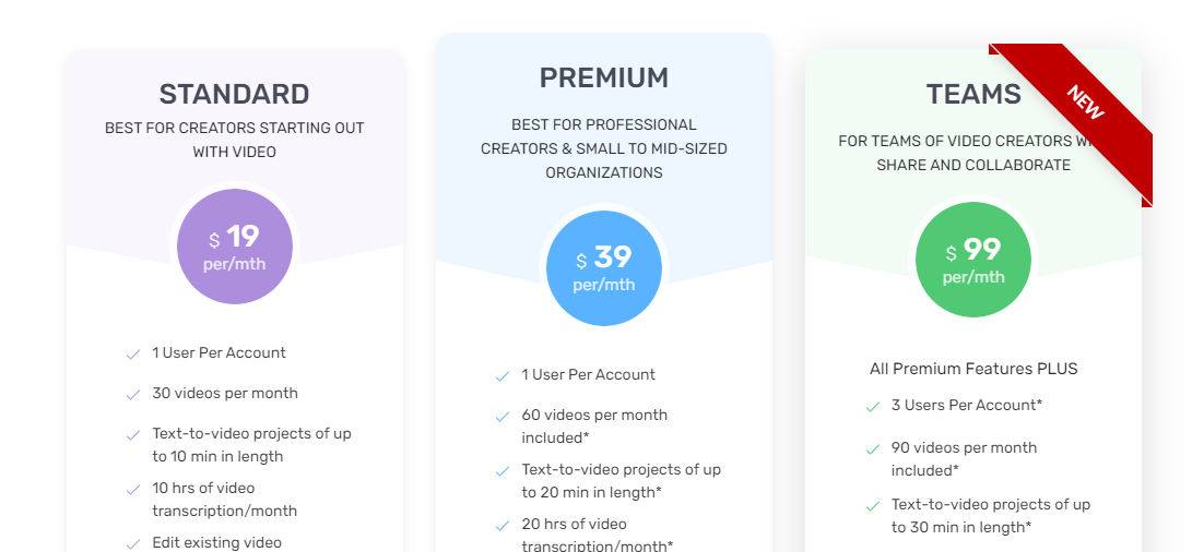 Pricing Page