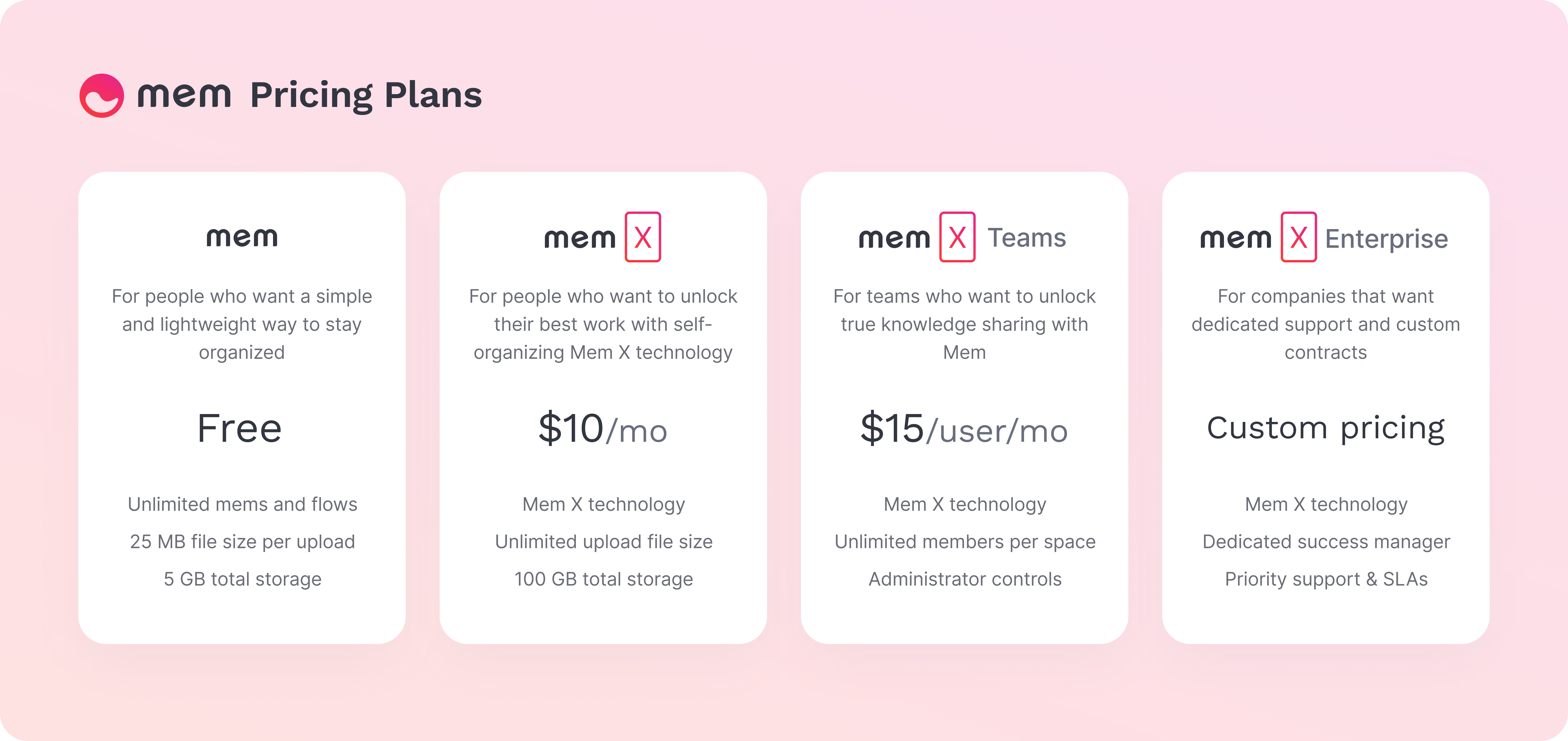 Pricing Page