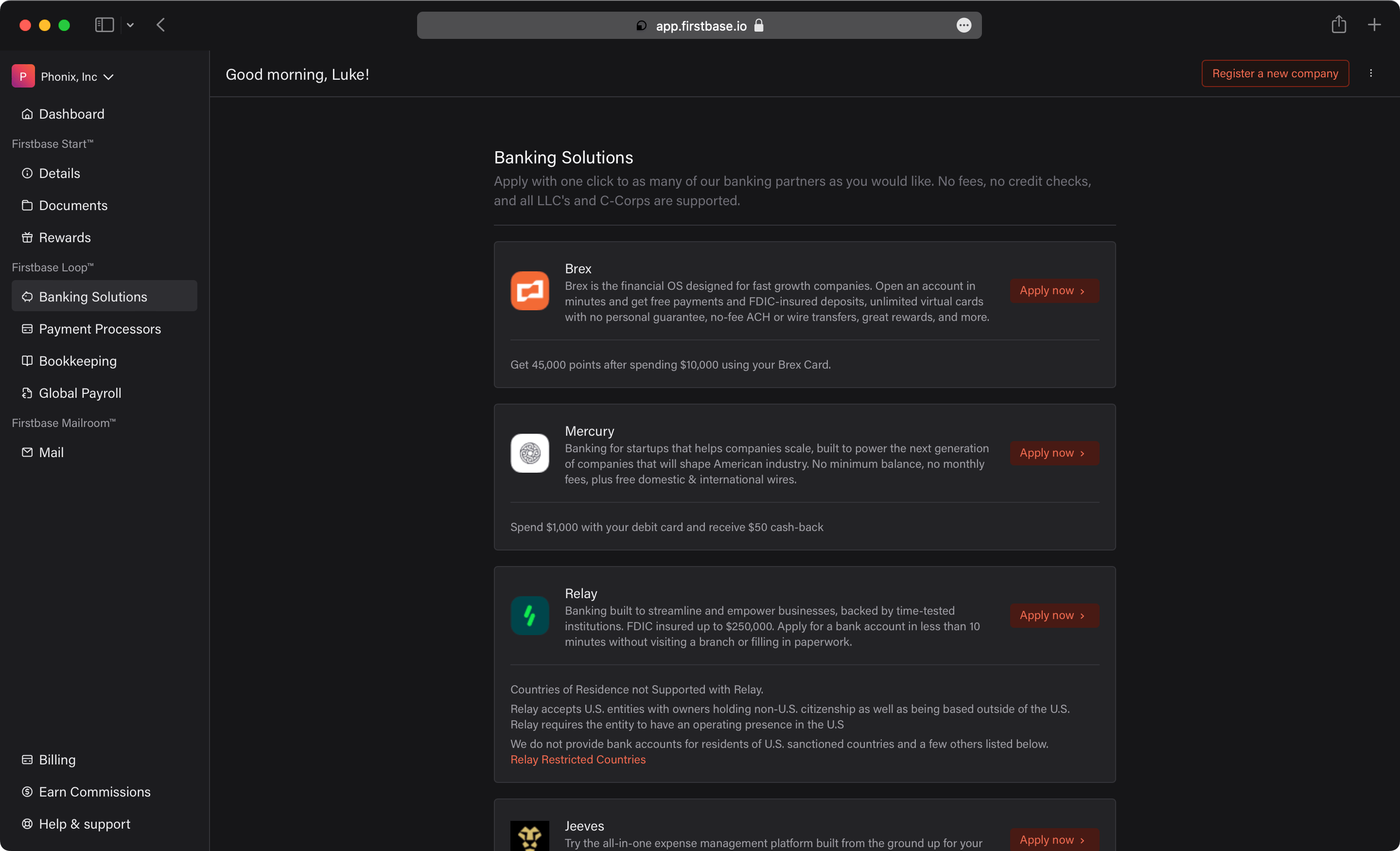 Pricing Page