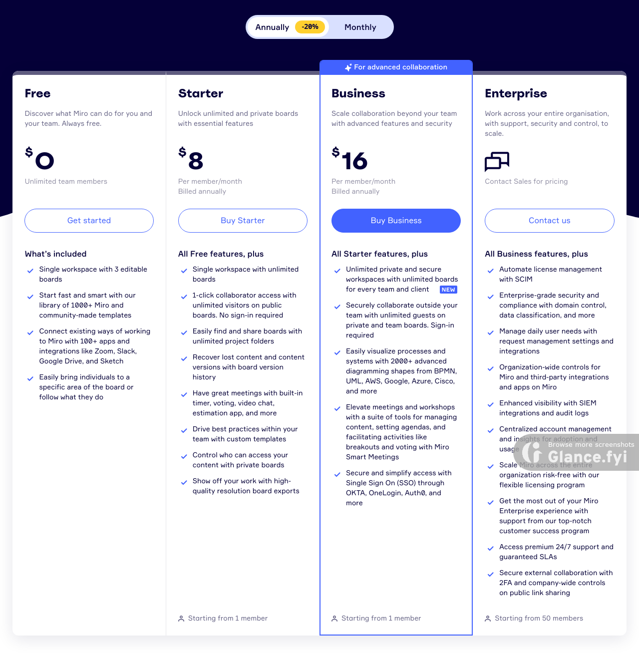 Pricing Page