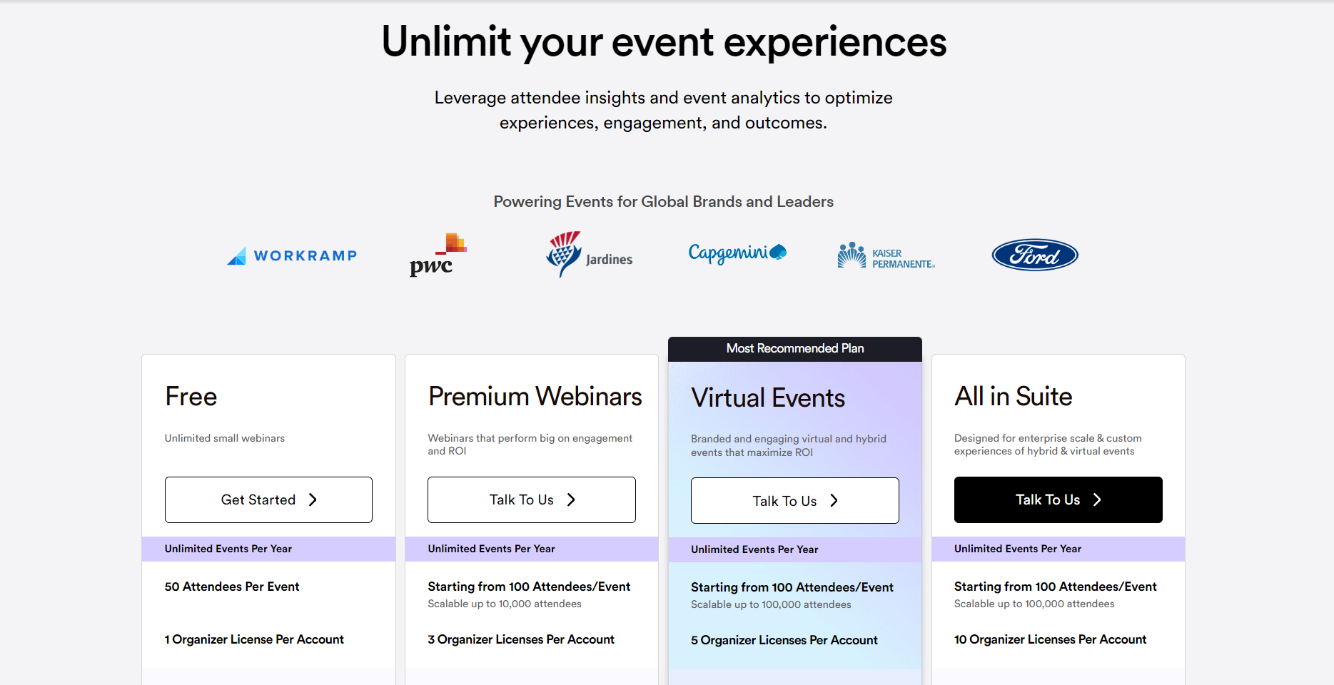 Pricing Page