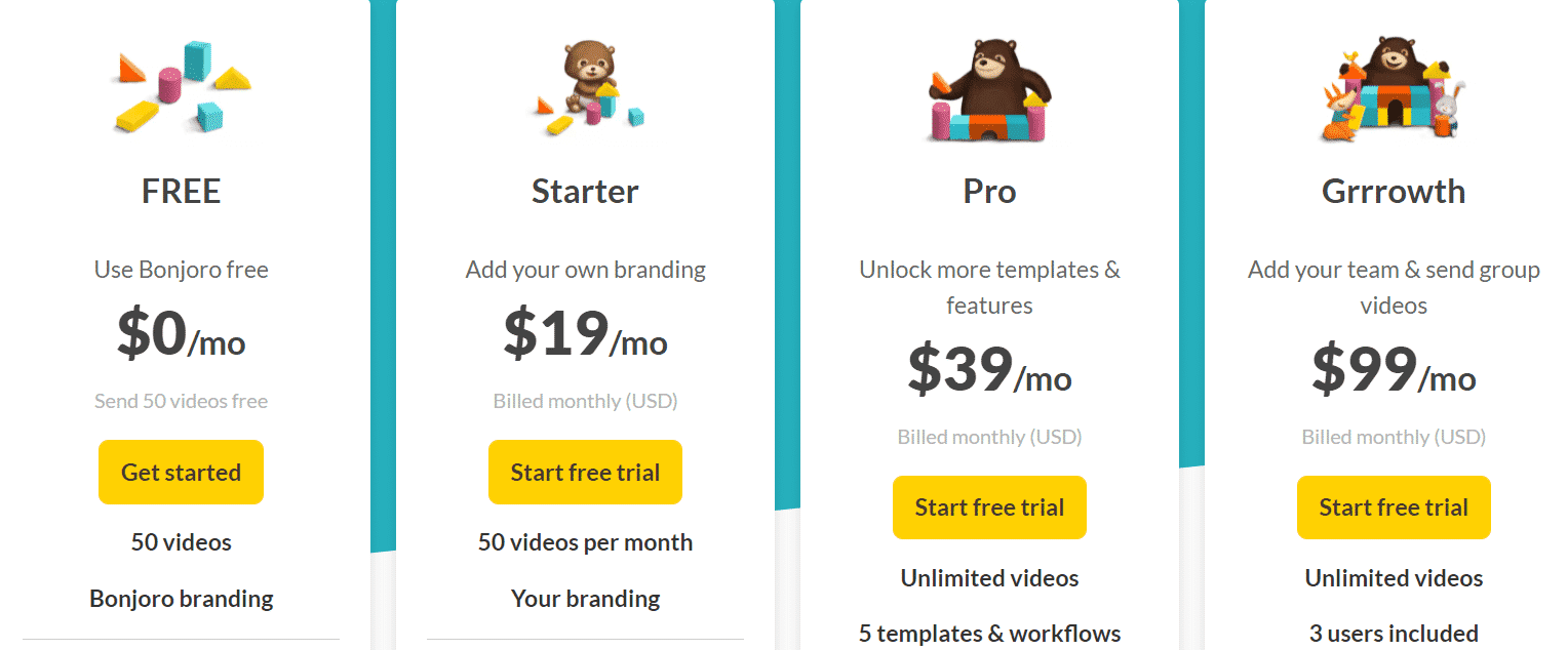 Pricing Page