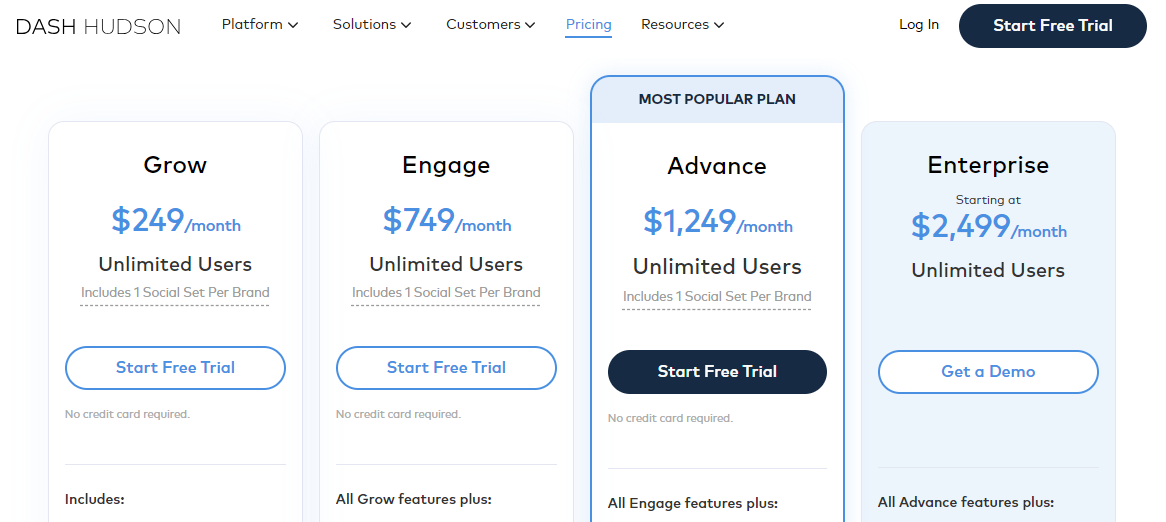 Pricing Page