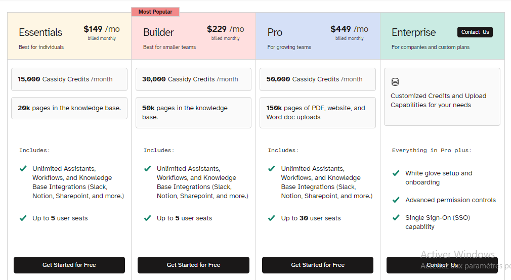 Pricing Page