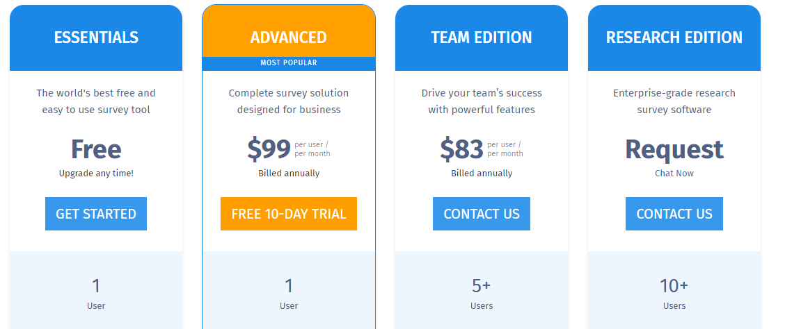 Pricing Page