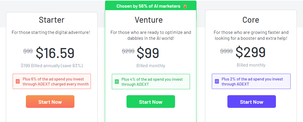 Pricing Page