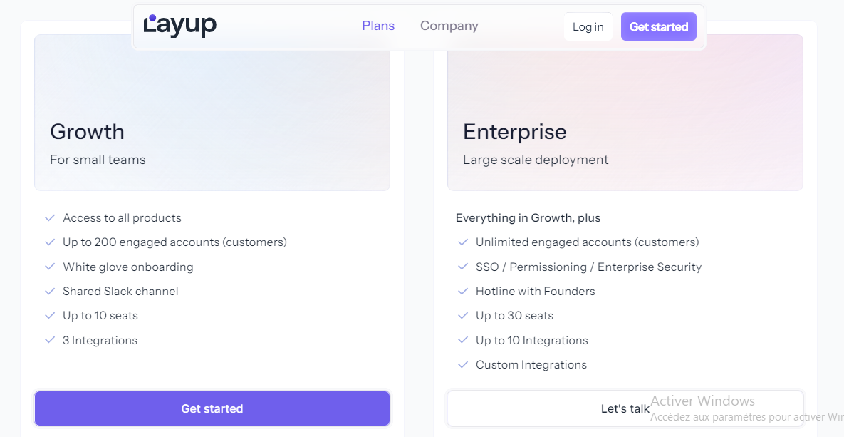 Pricing Page