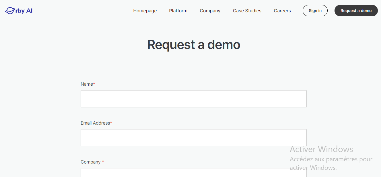 Pricing Page