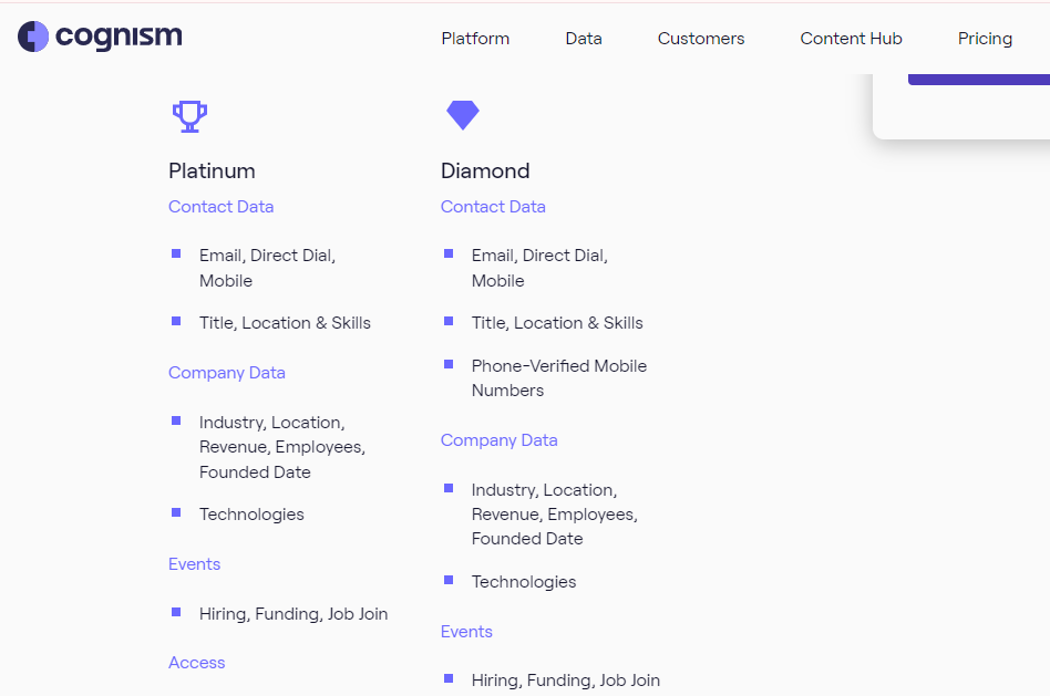 Pricing Page