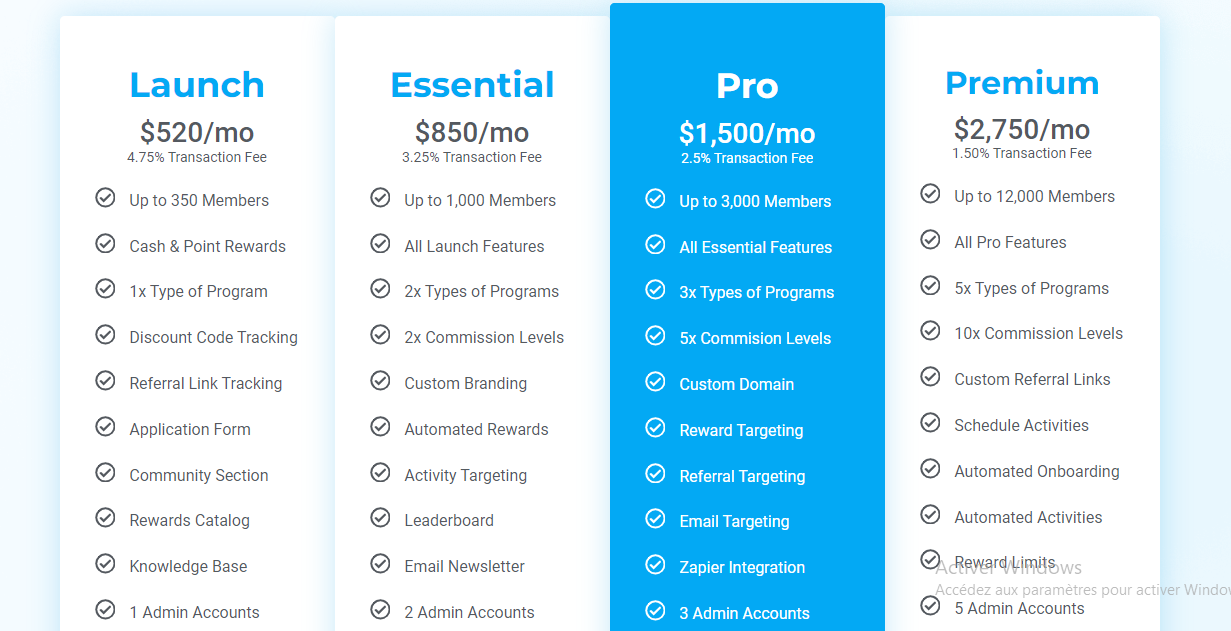Pricing Page