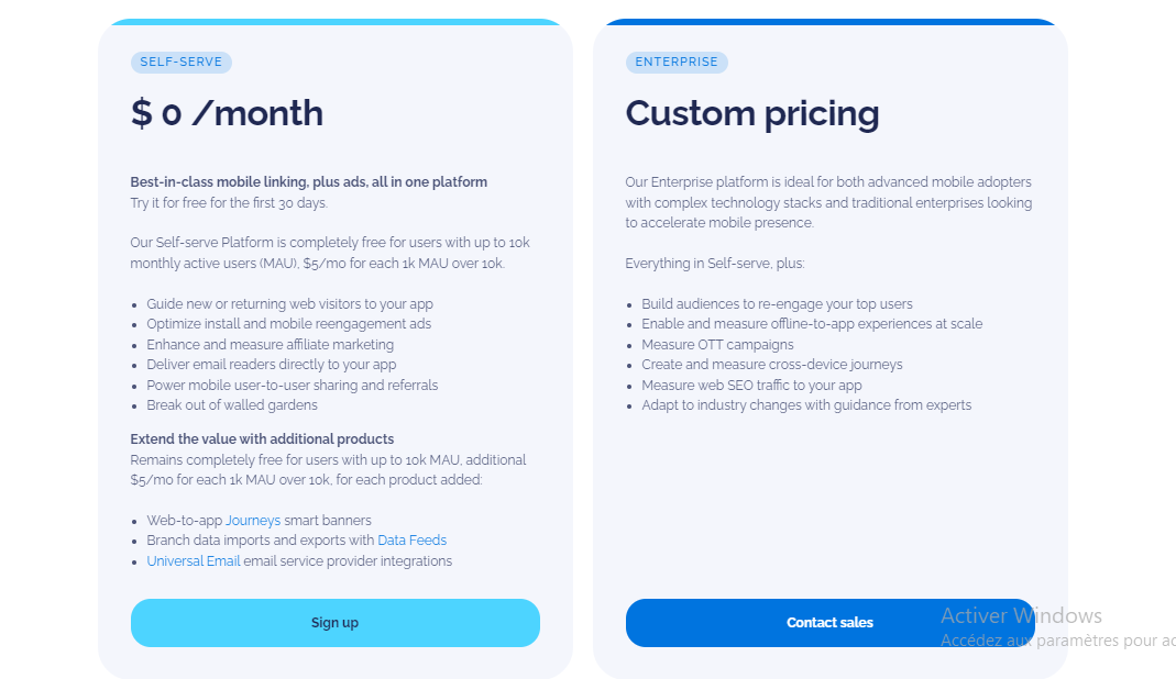 Pricing Page