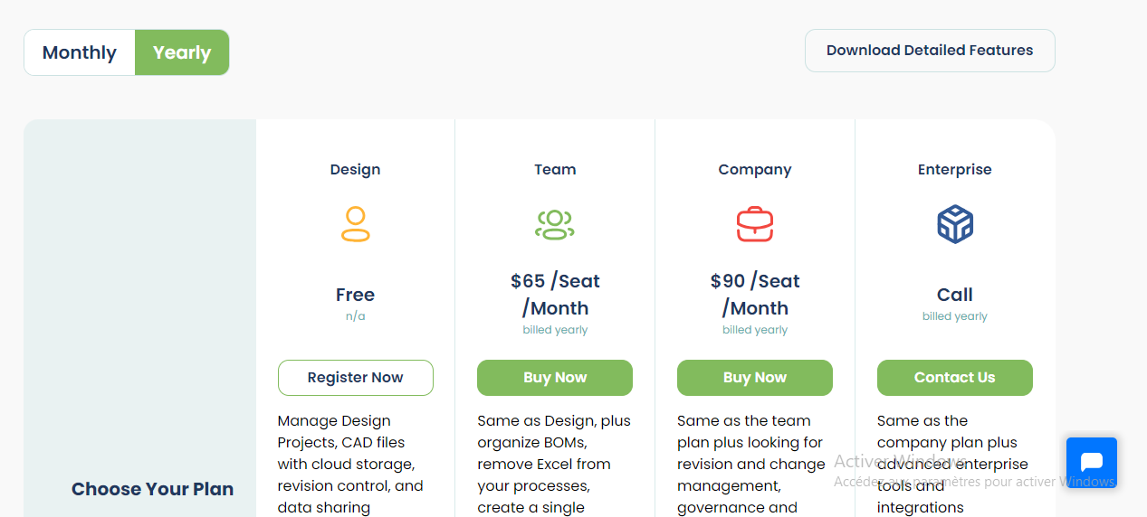 Pricing Page