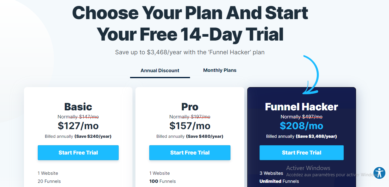 Pricing Page