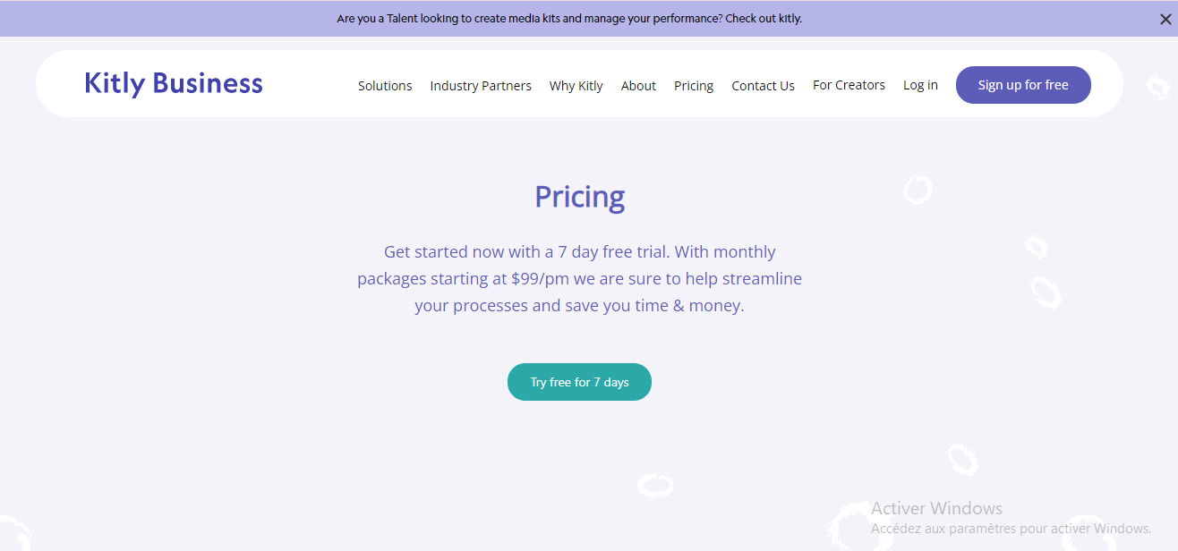Pricing Page