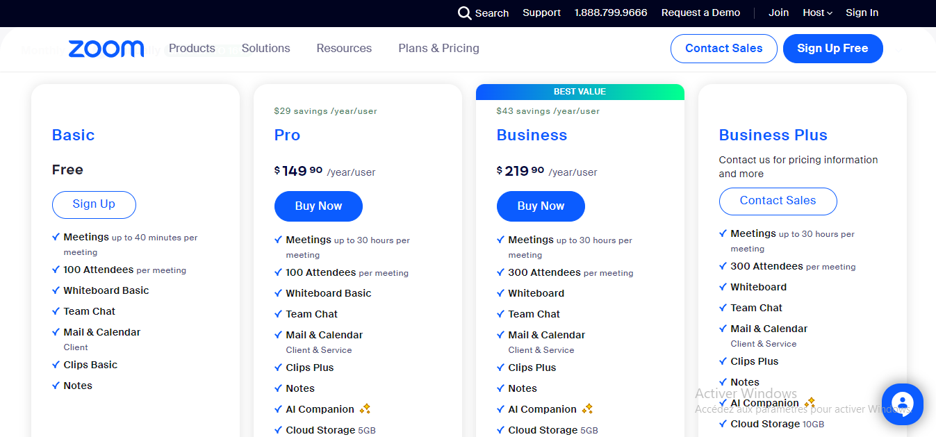 Pricing Page