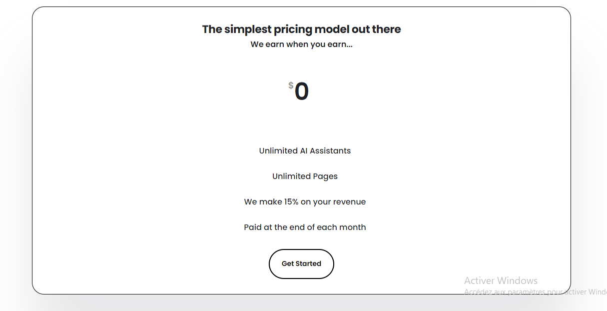 Pricing Page