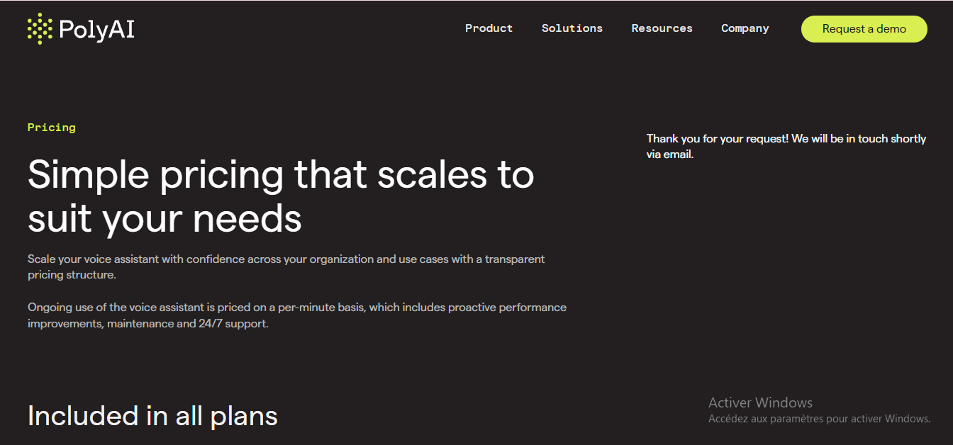 Pricing Page