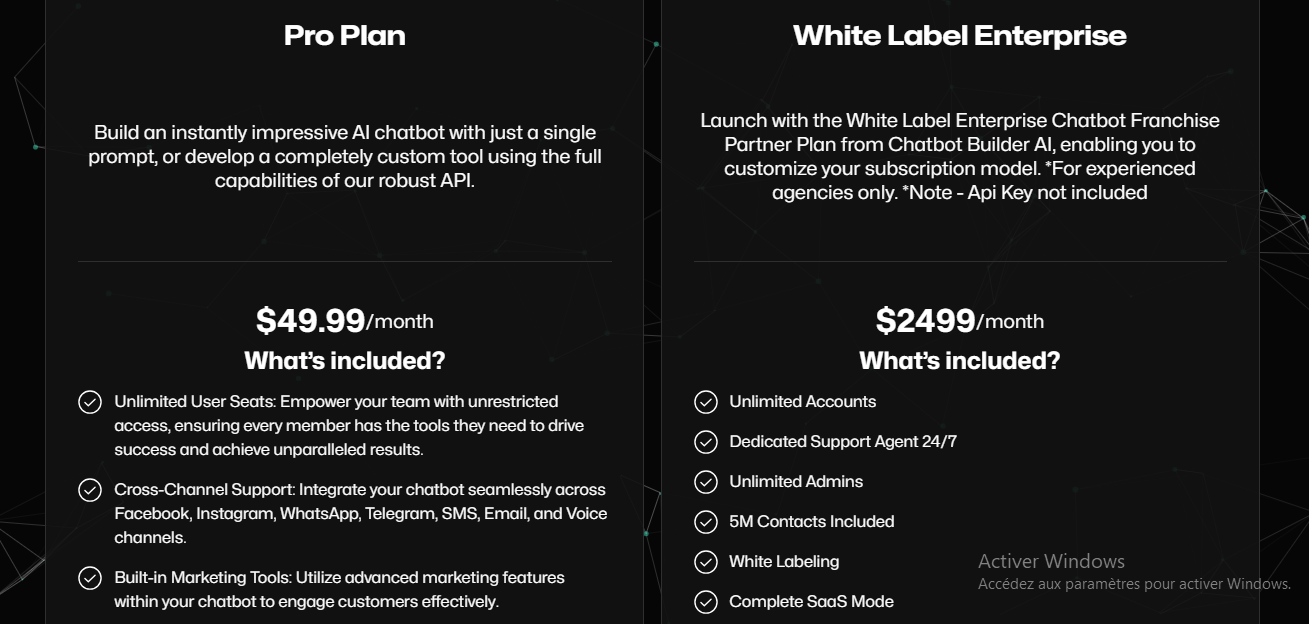 Pricing Page